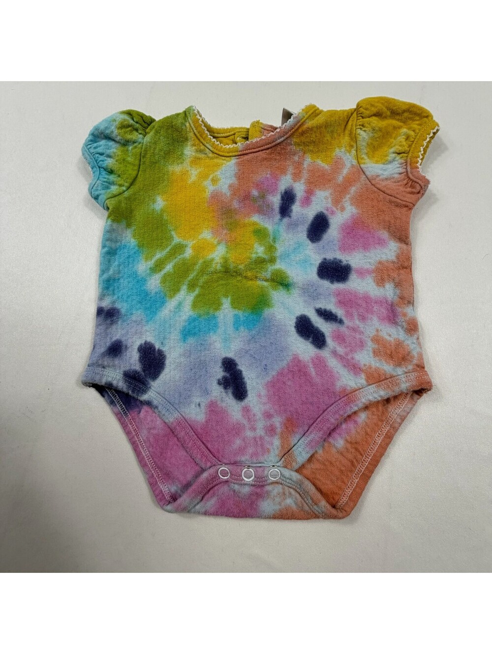 Little Me Tie-Dye Cotton Baby Onesie 6 Months